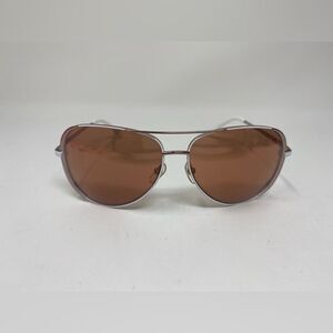 MICHAEL KORS AVIATOR SICILY FLASH M2067s ROSE GOLD WHITE W/ PINK LENS 59mm 6278